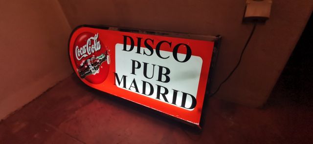 Cartel luminoso Coca-Cola Bar