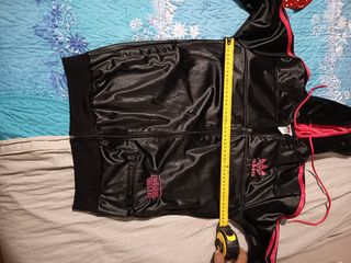 Felpa Adidas vintage nera rosa