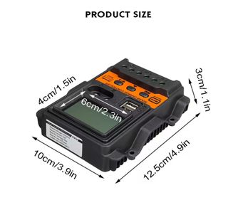 Controlador Carga Solar 30A LCD