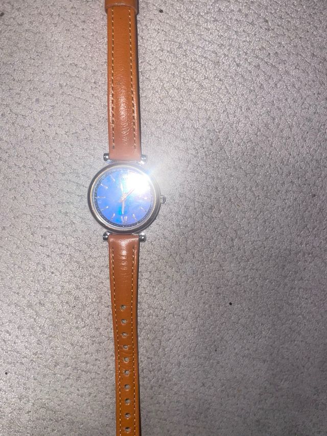 Reloj Fossil marrón y azul