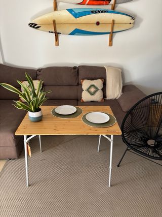 Mesa camping Soplair bambú