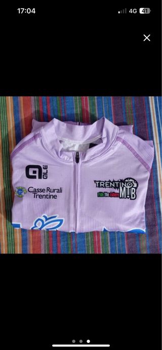 Maglia ciclismo Ale viola tg M , vendo per errat