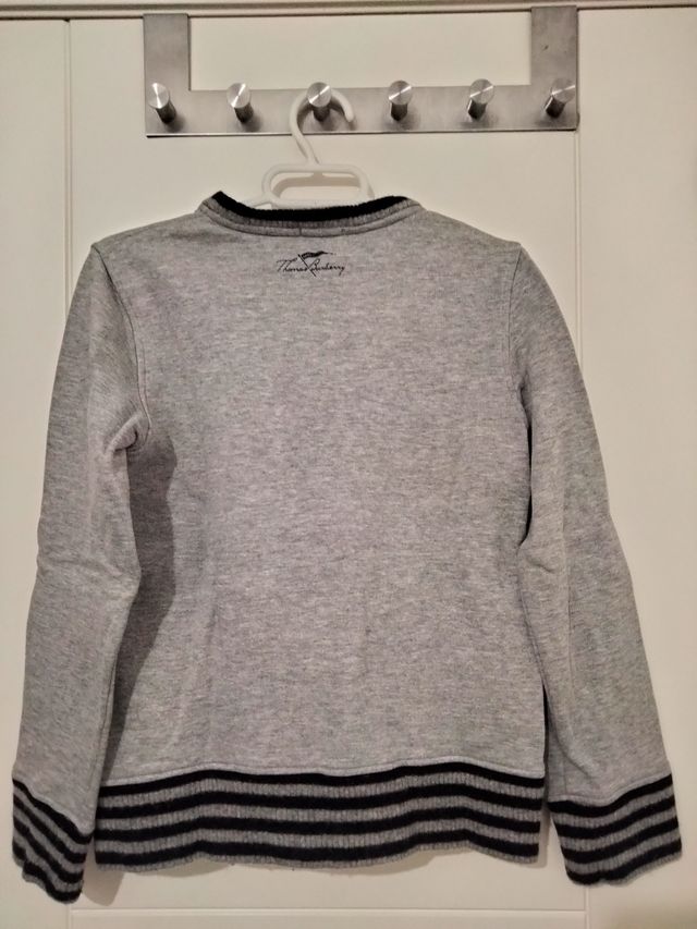 Sudadera gris Thomas Burberry talla XS