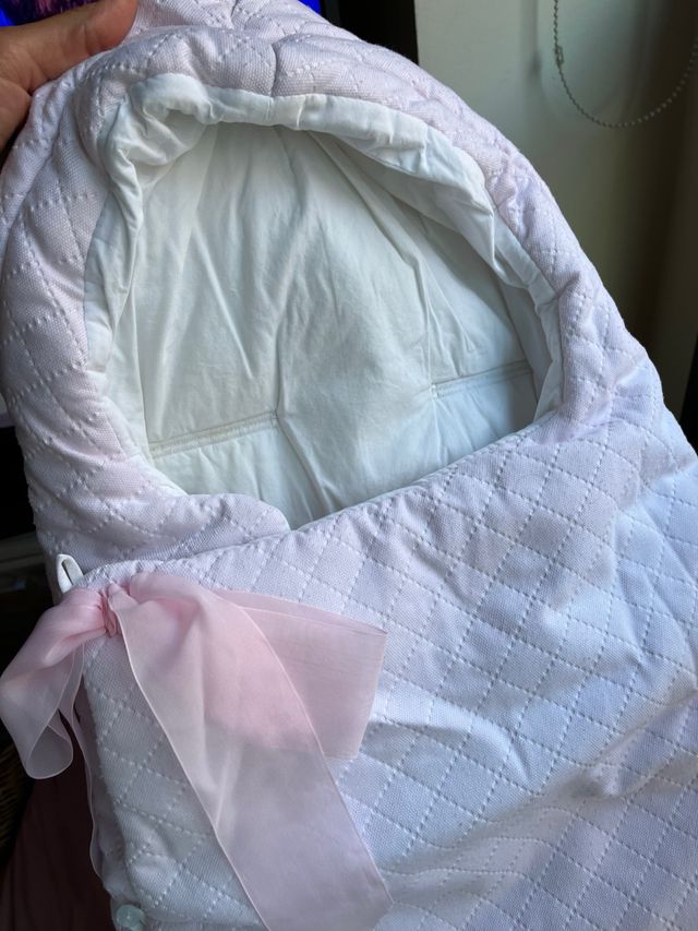 Saco bebé Pasito a Pasito rosa