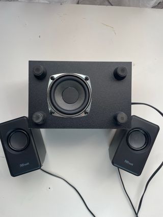 Subwoofer + casse Trust 2.1 – perfetti per PC/TV