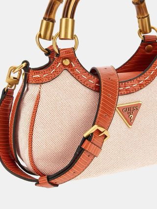 Bolso Guess ZABRY - Beige/Naranja
