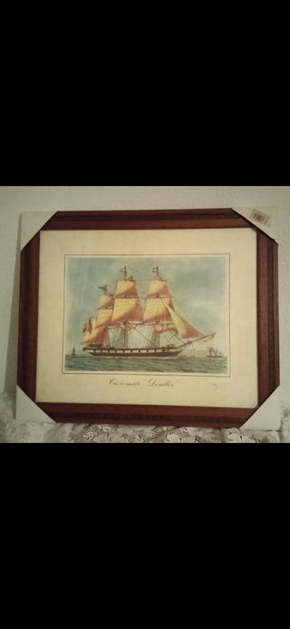 Cuadro barco antiguo