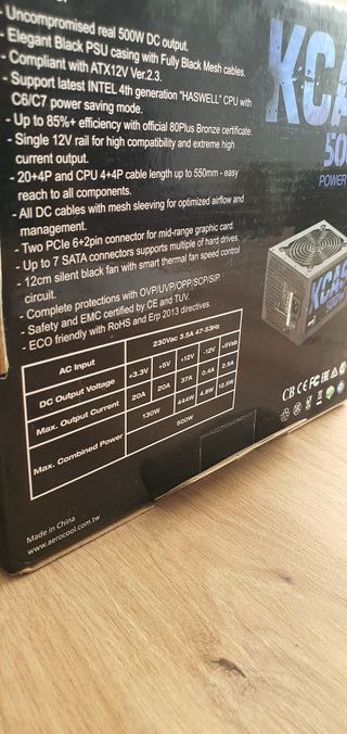 Aerocool KCAS 500W - Fuente PC