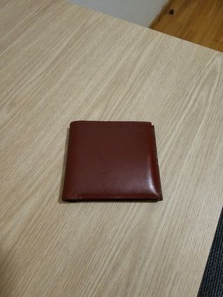 Portafoglio Hermes rosso molto scuro