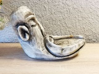 Cenicero alabastro Art Nouveau