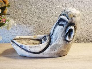 Cenicero alabastro Art Nouveau