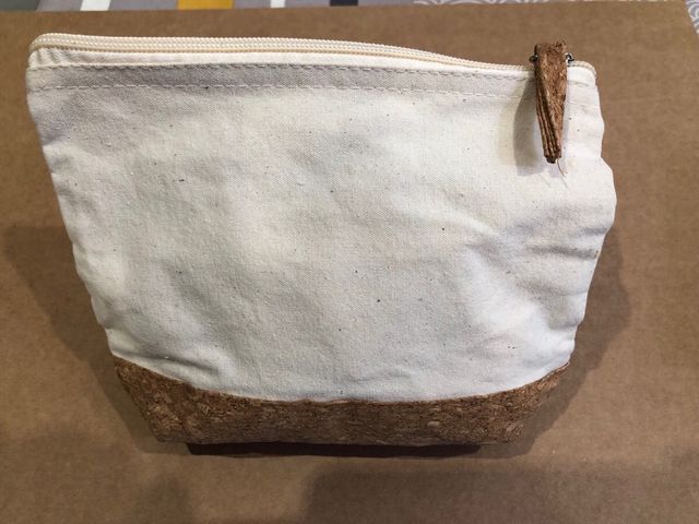 5 Necesers di cotone e sughero