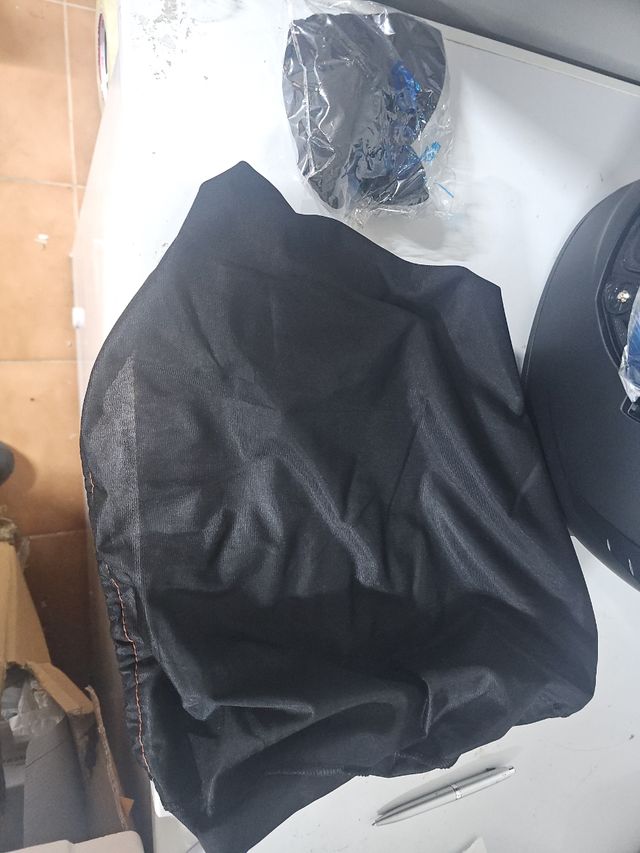 Casco moto nero opaco