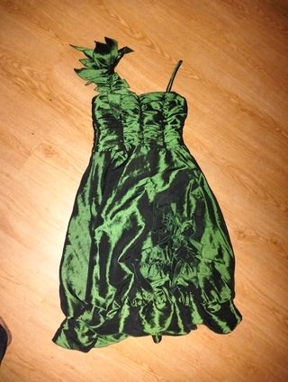 Vestido fiesta verde - Talla 40