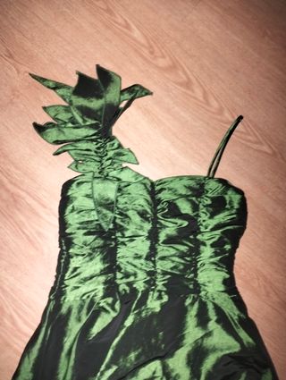 Vestido fiesta verde - Talla 40