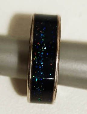 Anello glitter anni '90