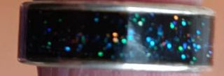 Anello glitter anni '90