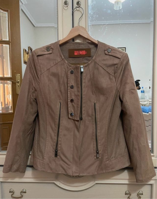 Cazadora ante beige Alba Conde - 44