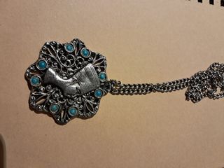 Collar egipcio plata turquesa