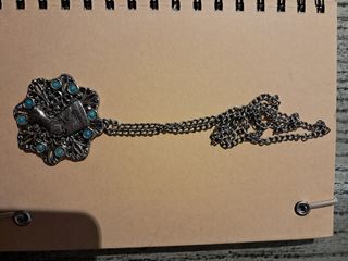 Collar egipcio plata turquesa