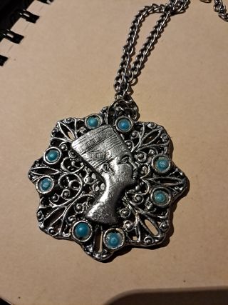 Collar egipcio plata turquesa