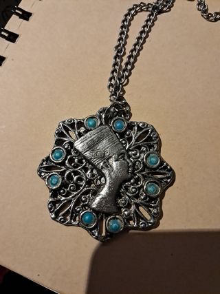Collar egipcio plata turquesa