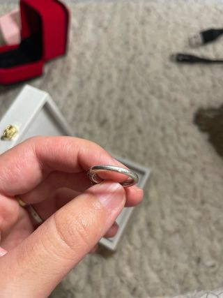 Anillo mujer plata 925 (estilo compromiso)