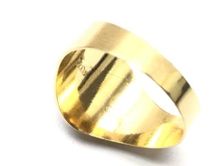 sello oro 18k con piedra con circonita