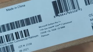 Microsoft Surface Pro 7+ i7 11th - (16Gb-256Gb)