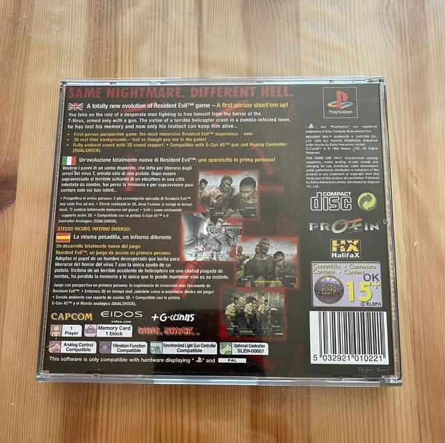 Resident Evil Survivor - PlayStation 1 PAL IS.