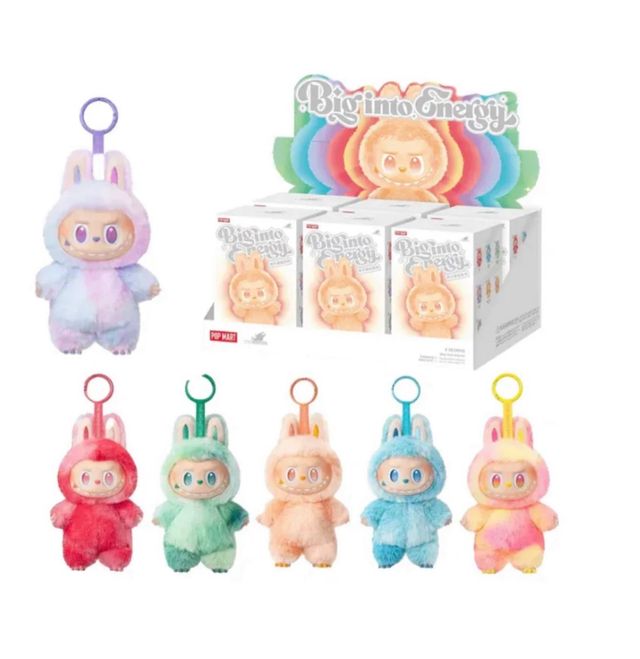 Labubu Big into Energy - 6 llaveros