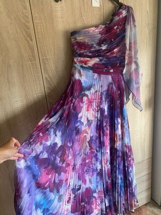 Vestido charnova fiesta multicolor talla S