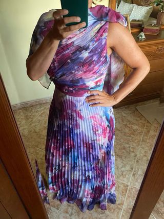 Vestido charnova fiesta multicolor talla S