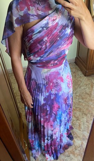 Vestido charnova fiesta multicolor talla S