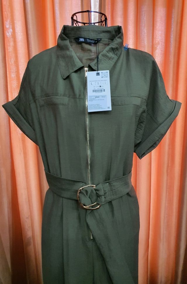 Mono Zara verde oliva - Talla L