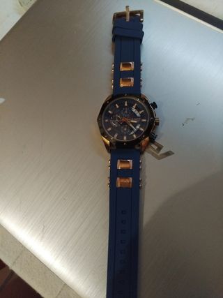 Orologio LIGE uomo blu e oro