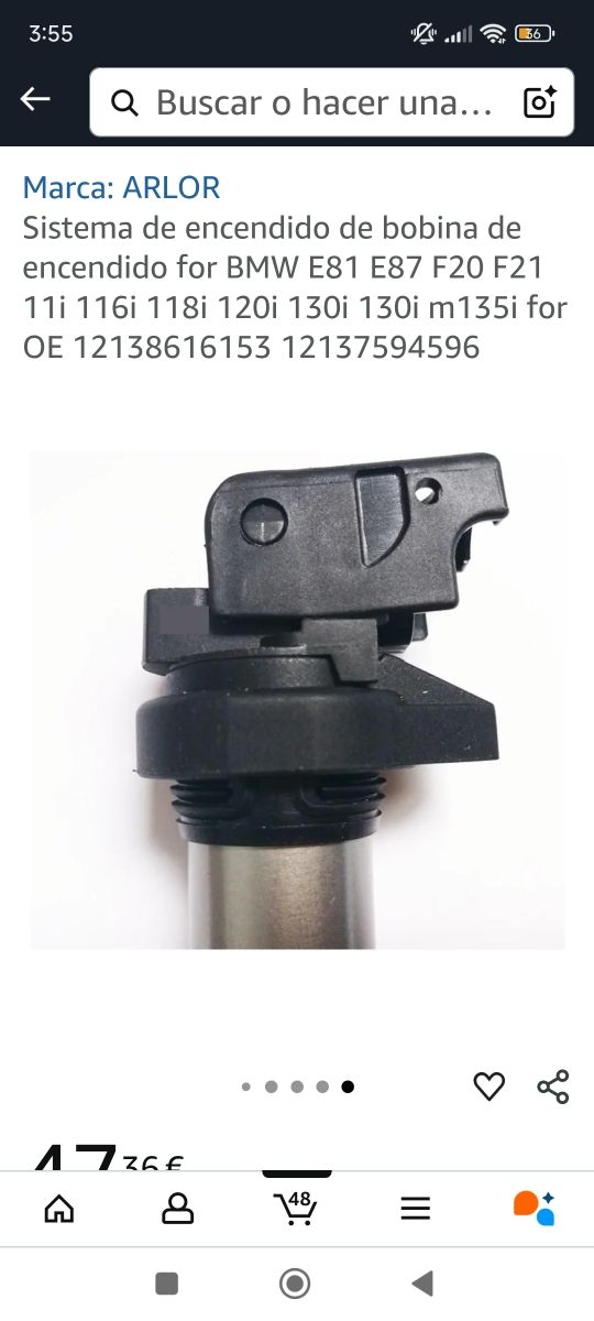 Bobina Encendido ARLOR BMW