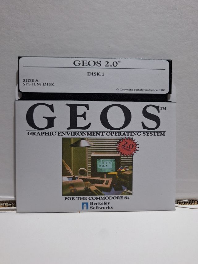 Commodore 64 GEOS 2.0 versione Completa