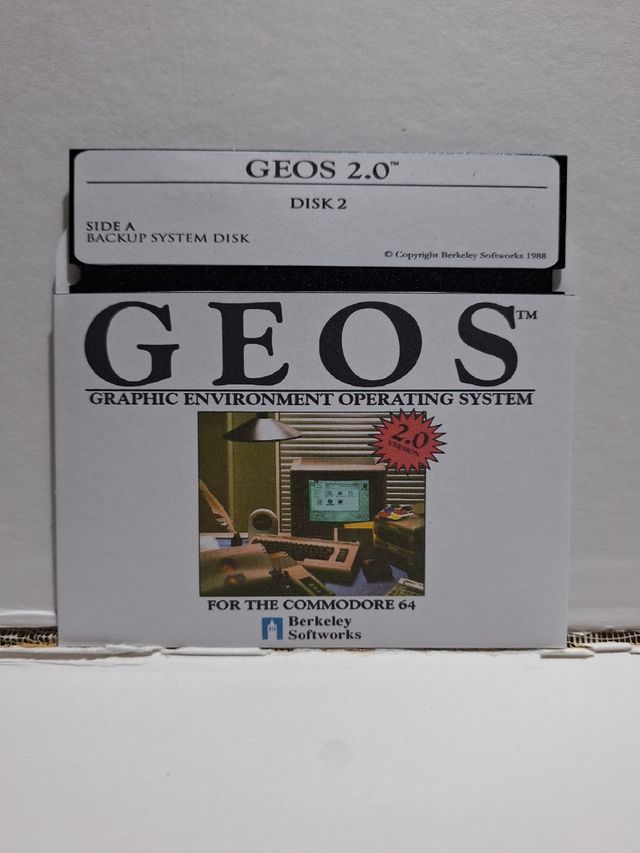 Commodore 64 GEOS 2.0 versione Completa