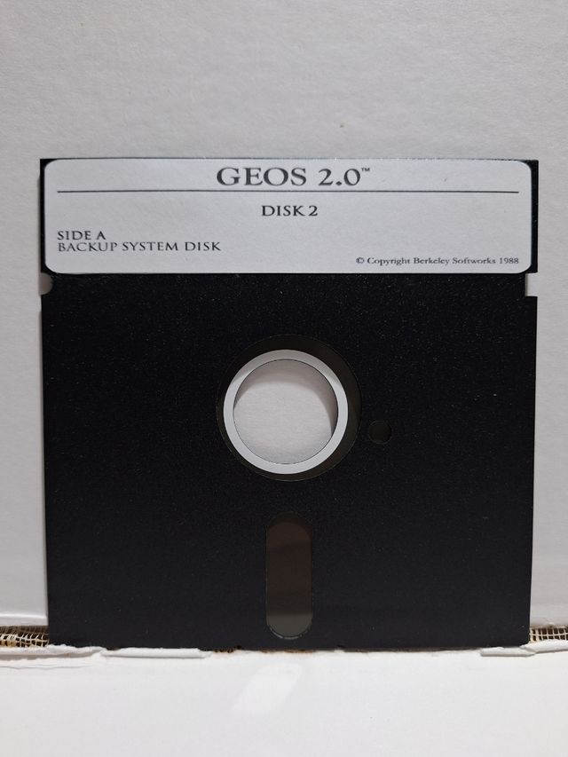 Commodore 64 GEOS 2.0 versione Completa