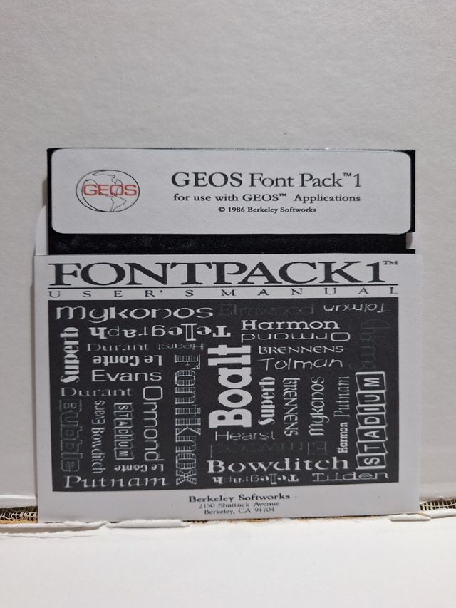 Commodore 64 GEOS 2.0 versione Completa