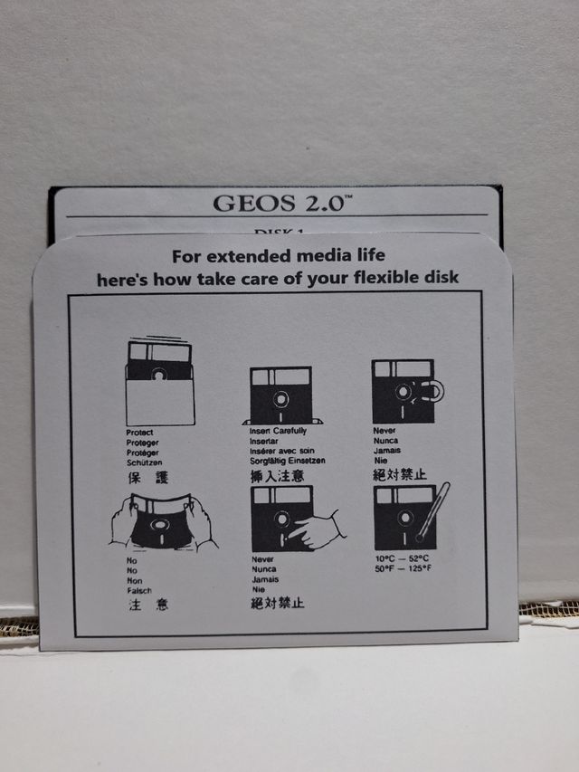 Commodore 64 GEOS 2.0 versione Completa