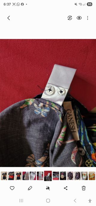 Camisa Ganesh con Estampado Floral Exótico - Hecho