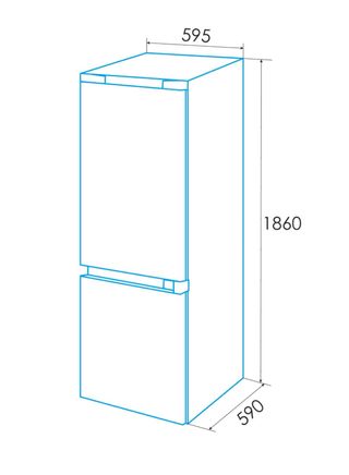 Frigorífico Edesa EFC-1833 NF EX - NUEVO