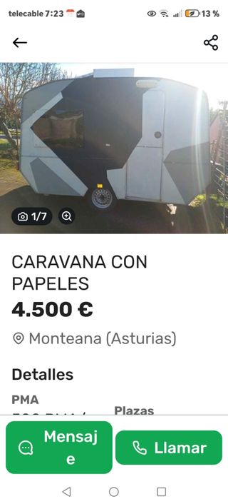 Caravana con papeles