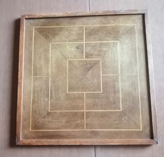 Scacchiera antica in legno