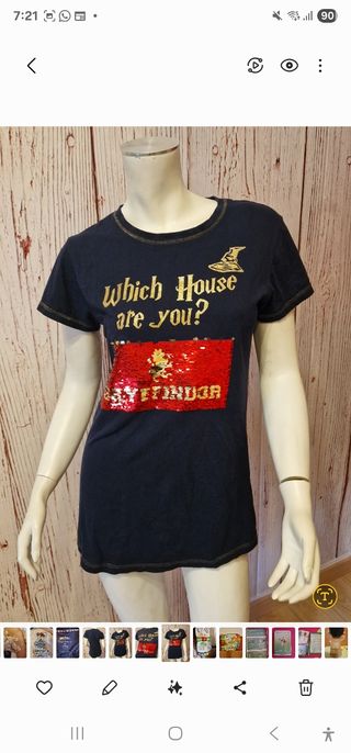 Camiseta Harry Potter Gryffindor Talla L