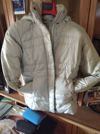 Plumifero Columbia gris mujer XS