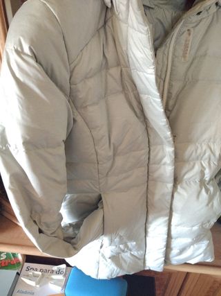 Plumifero Columbia gris mujer XS