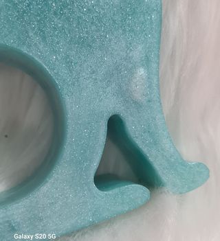 Vaso Gatto - Decorazione Blu